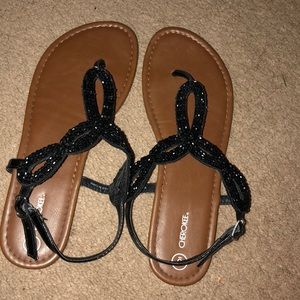 Black sandals